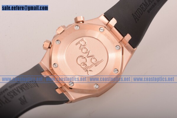 Replica Audemars Piguet Royal Oak Chronograph Watch Rose Gold 26557OR.WT.D098CR.0